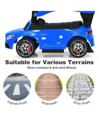 3-in-1 Mercedes Benz Ride-on Toddler Sliding Car