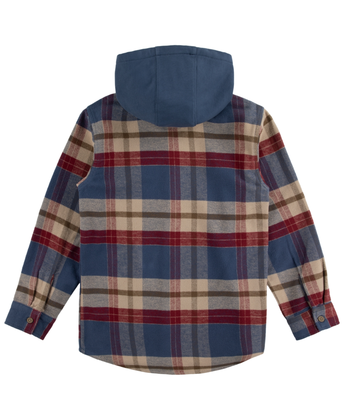 Levi's Big Boys Hooded Flannel Shirt