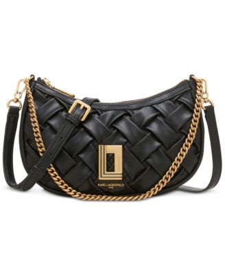 KARL LAGERFELD PARIS - Lafayette Woven Small Crossbody