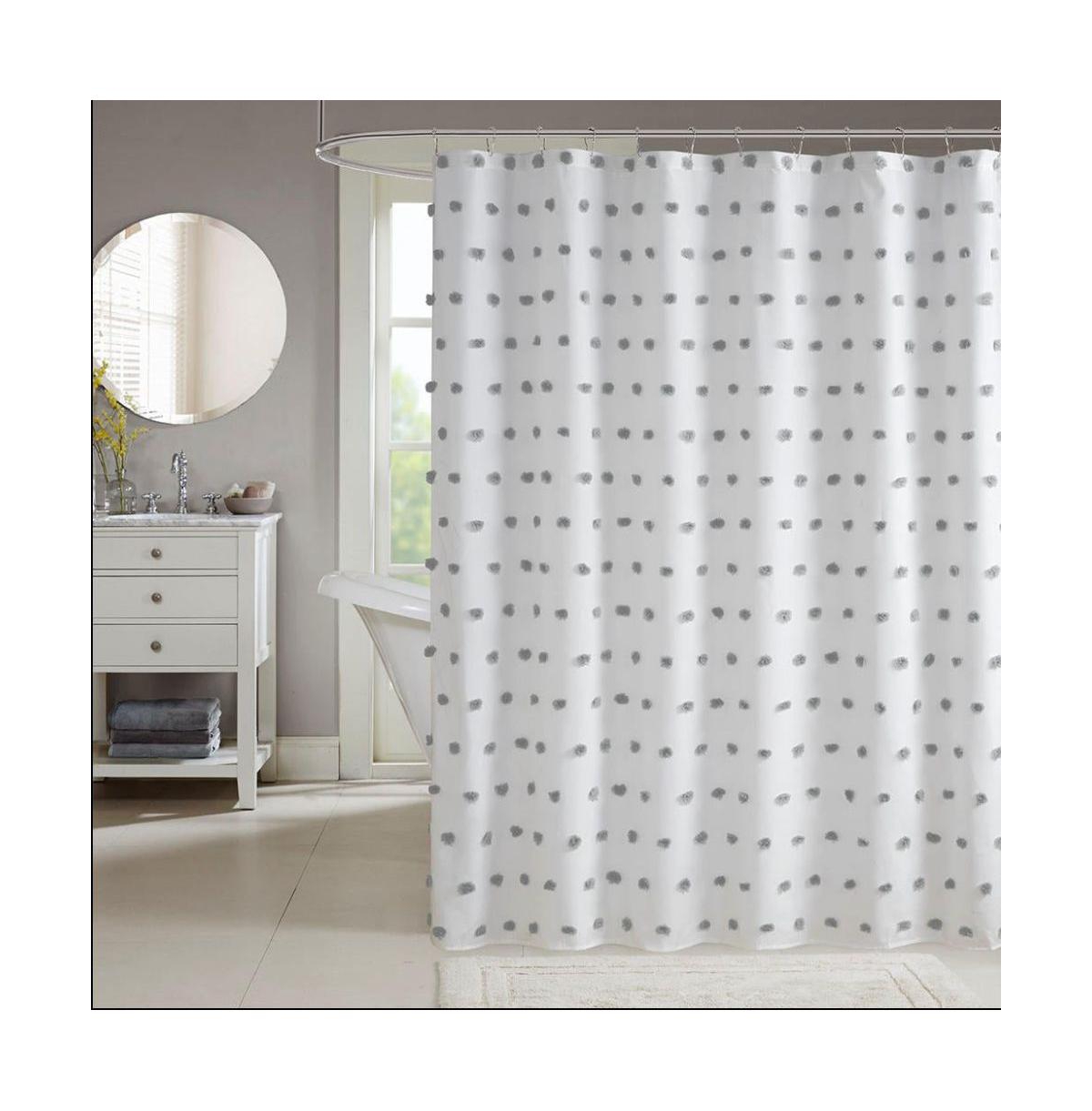 Home Outfitters Black Clip Shower Curtain 72