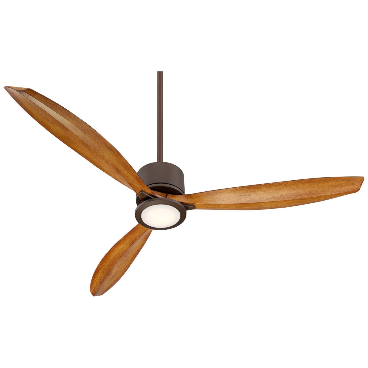 Casa Vieja Rally Industrial Rustic 3 Blade Indoor Outdoor Ceiling Fan with Led Light Remote Control Oil Rubbed Bronze Koa Damp Rated for Patio Ext
