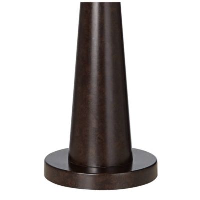 Tremont Industrial Table Lamp 31 1/2" Tall Bronze Metal Burlap Fabric Drum Shade for Bedroom Living Room Bedside Nightstand Office