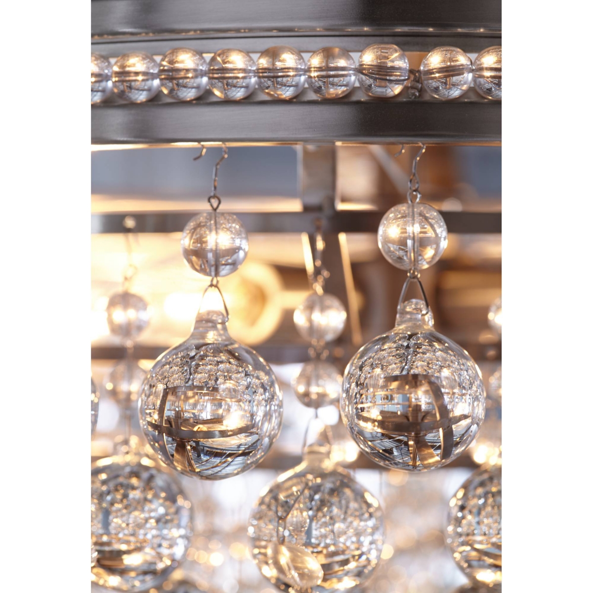 Vienna Full Spectrum Wohlfurst Brushed NickelPendant Chandelier 20 1/4