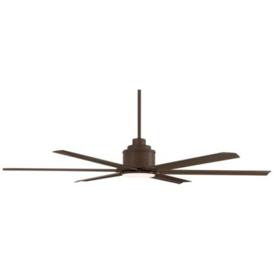 65" Ultra Breeze Modern Indoor Outdoor Ceiling Fan with Dimmable LED Light Remote Control Oil Rubbed Bronze Wet Rated for Patio Exterior