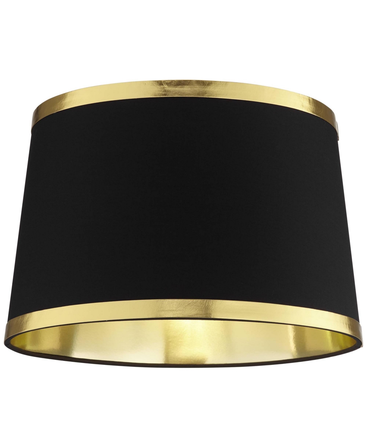 Set of 2 Hardback Tapered Drum Lamp ShadesMedium Top x Bottom x Slant Spider with Replacement Harp and Finial Fitting - Springcrest
