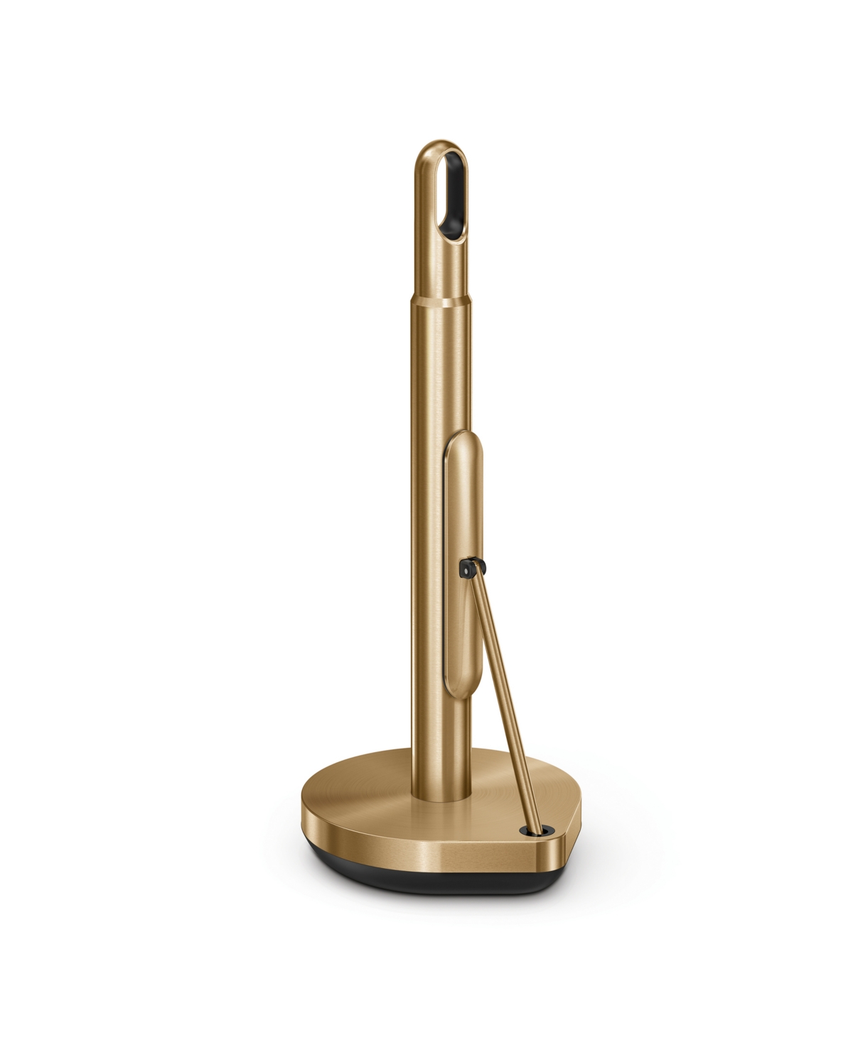 Tension Arm Paper Towel Holder, Brass Stainless Steel - Brass Stainless Steel