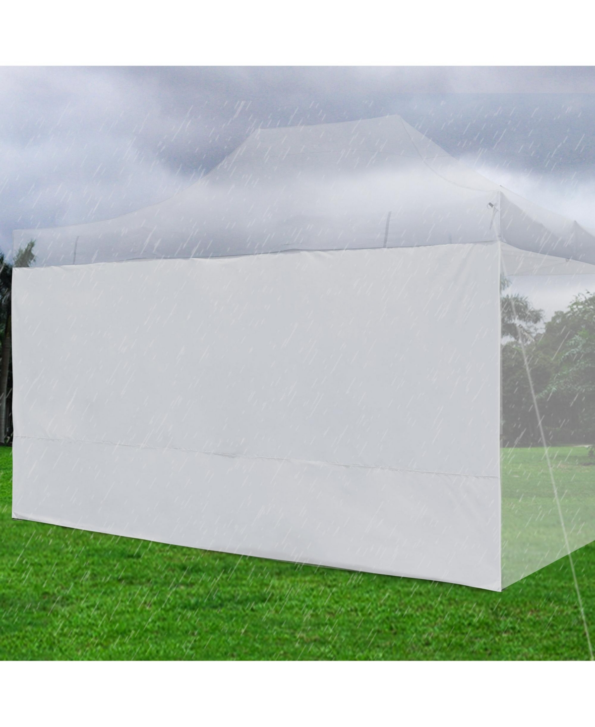 Instahibit 1 Pack Side Wall for 10x15 Ft Ez Pop Up Canopy Tent UV50+ Lawn Sun