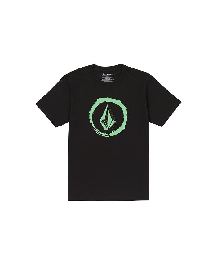 Volcom Mens Mini Circle Stone T-Shirt (Asphalt Black)