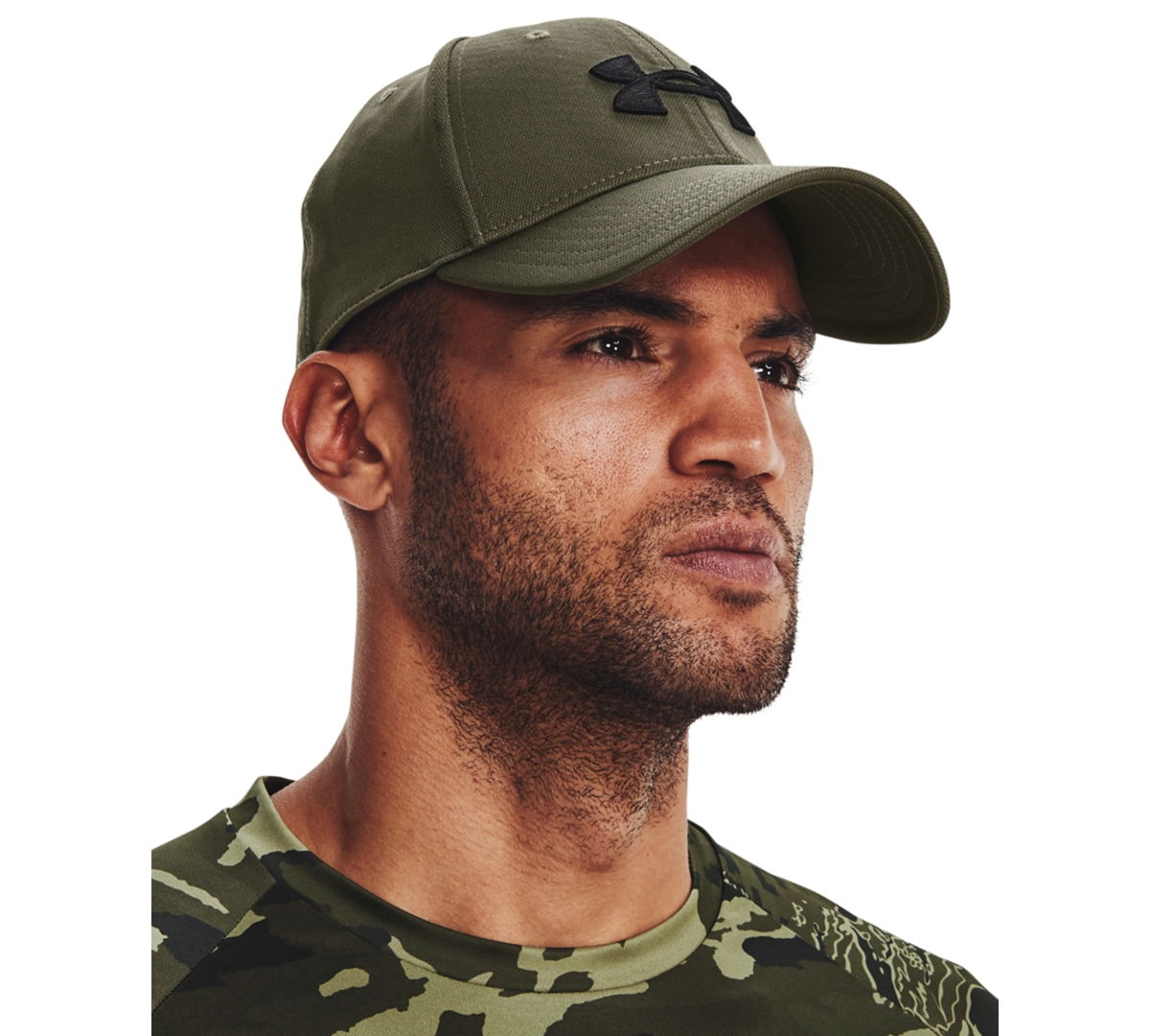 Under Armour Men's Ua Blitzing Baseball Hat - Marine OD Green