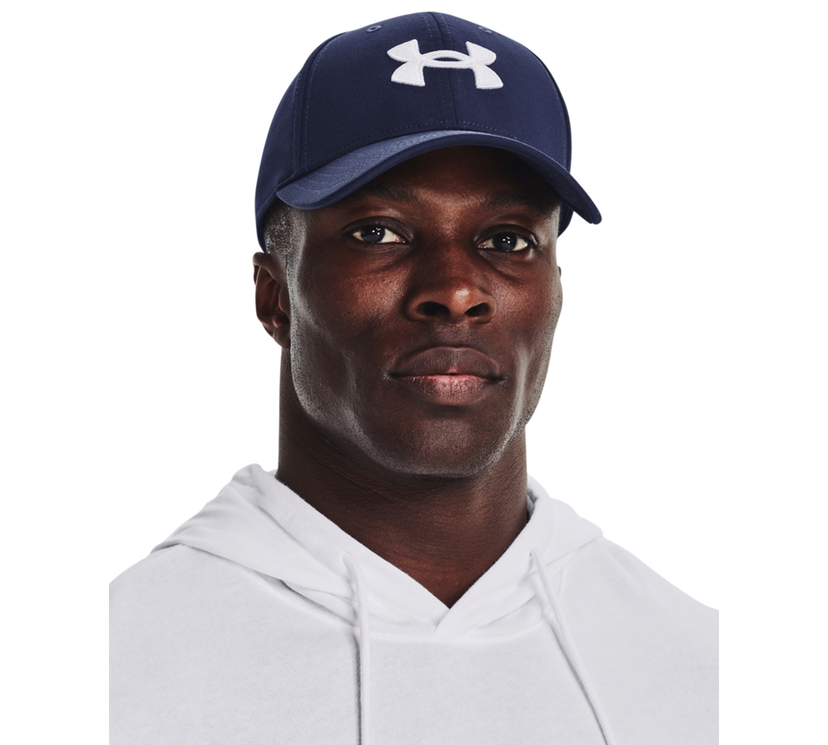 Under Armour Men's Ua Blitzing Baseball Hat - Midnight Navy/White