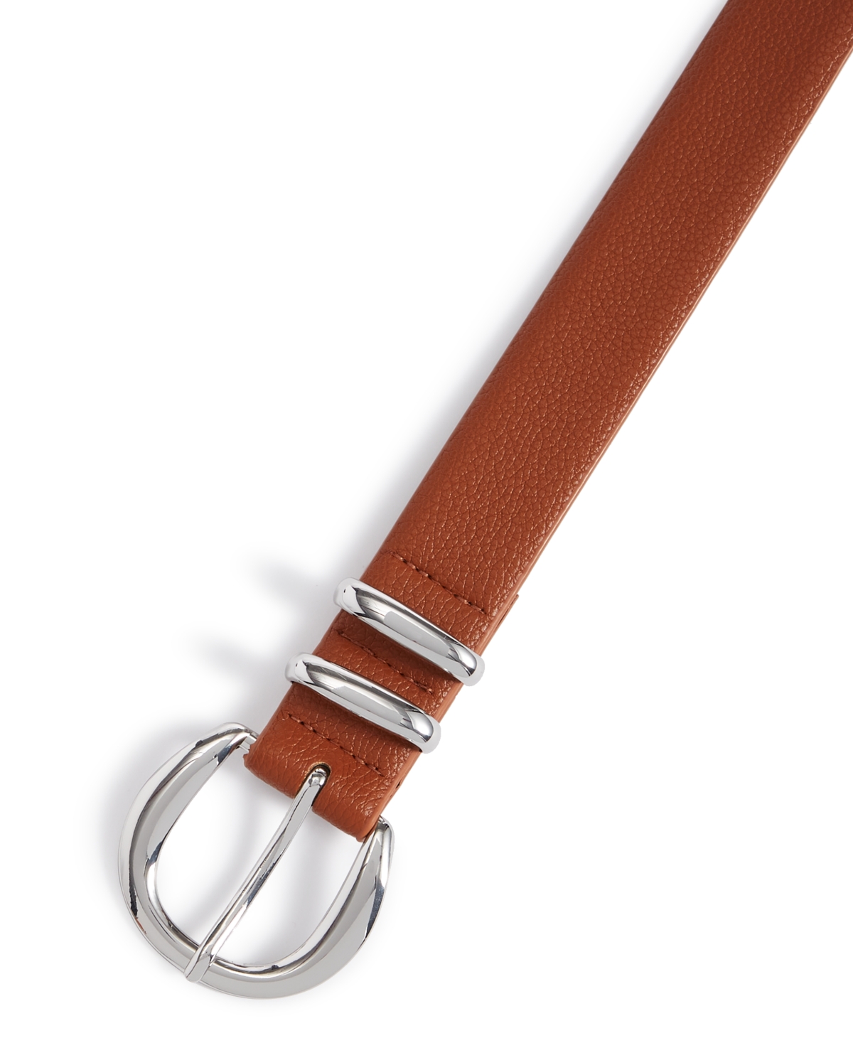 On 34th Women's Faux-Leather Belt, Created for Macy's