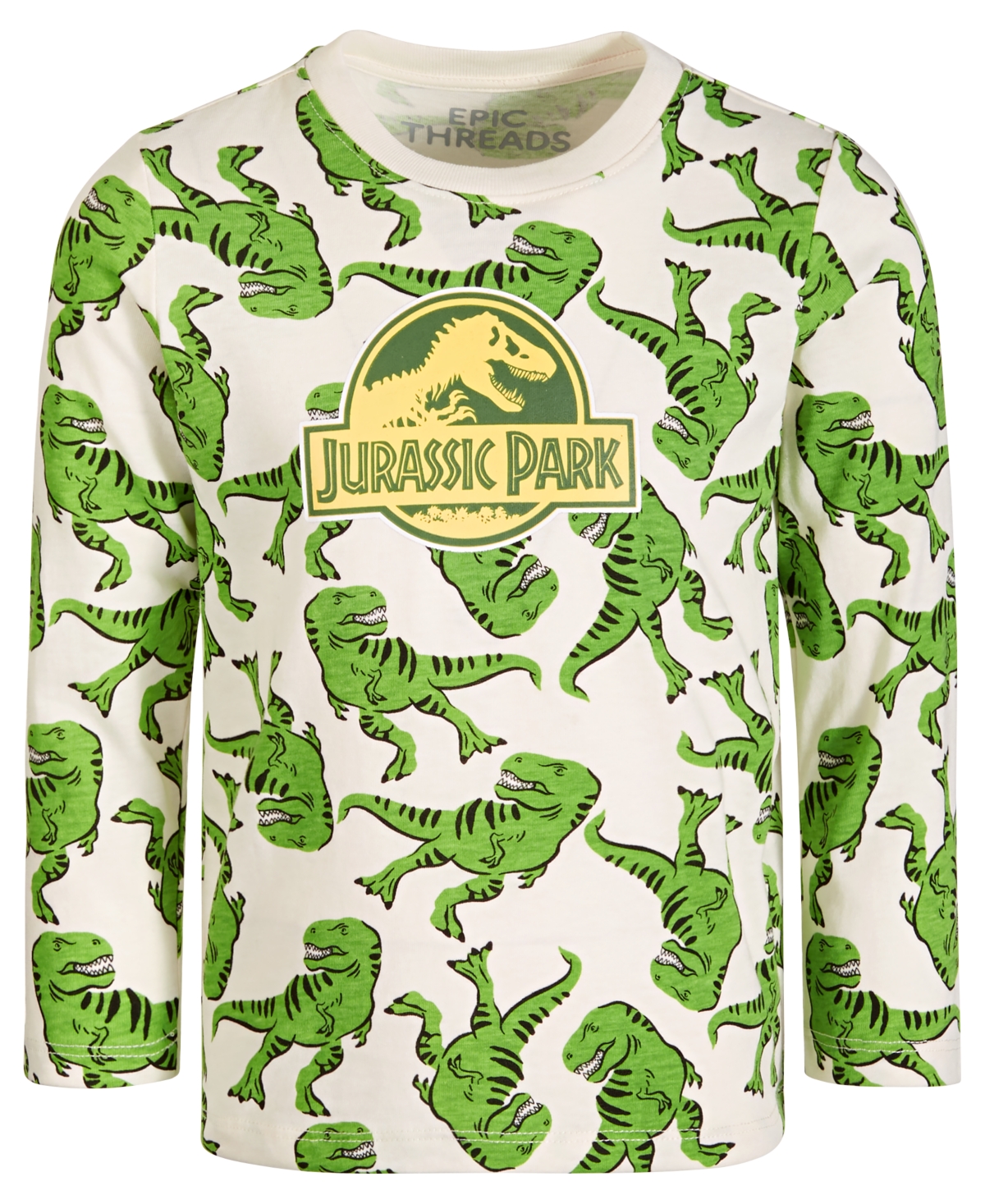Epic Threads Babies' Toddler Boys Jurassic Park Printed T-shirt, Created For Macy's In Tofu