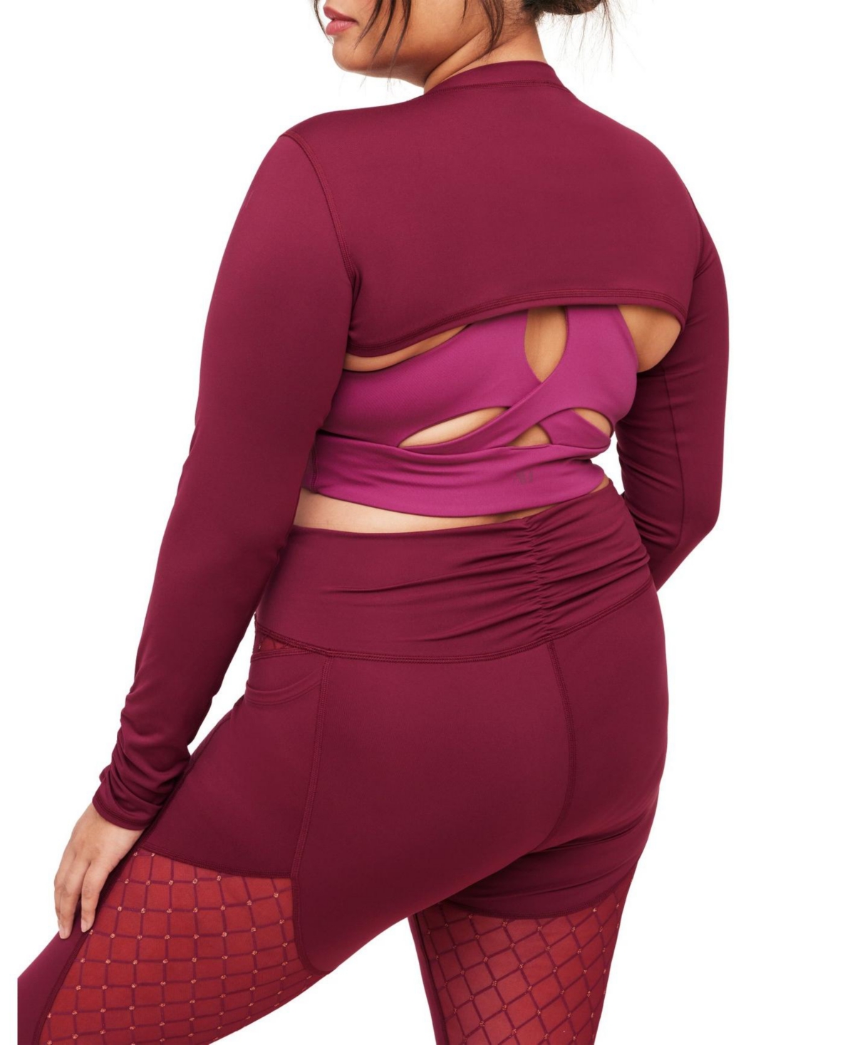Adore Me Plus Size Lotus Lotus Active Shrug