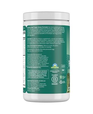Garden of Life Perfect Food Super Green Formula Powder, 10.58 Oz