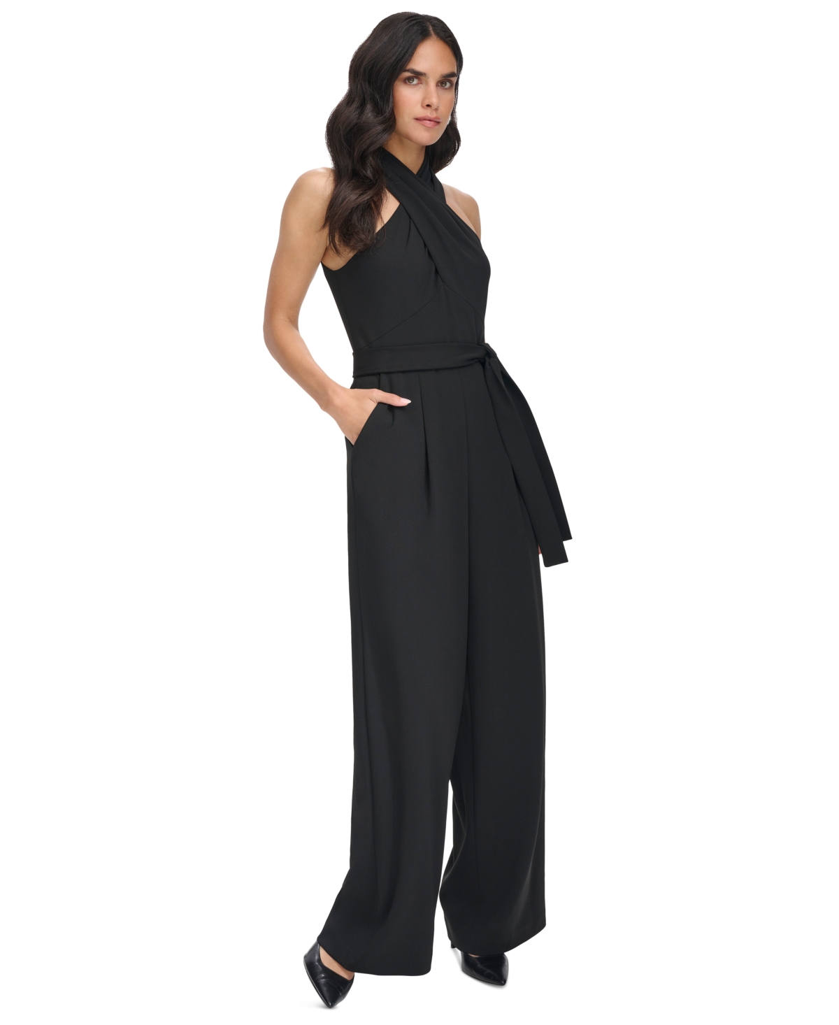 Calvin Klein Women's Halter-Neck Jumpsuit