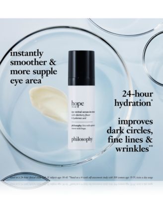 Hope In A Jar Eye Revival Serum-In-Cream With Elderberry Flower & Hyaluronic Acid, 0.5 oz.