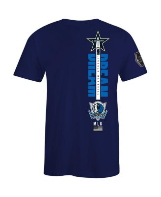x Black History Men's and Women's Collection Royal Dallas Mavericks T-Shirt