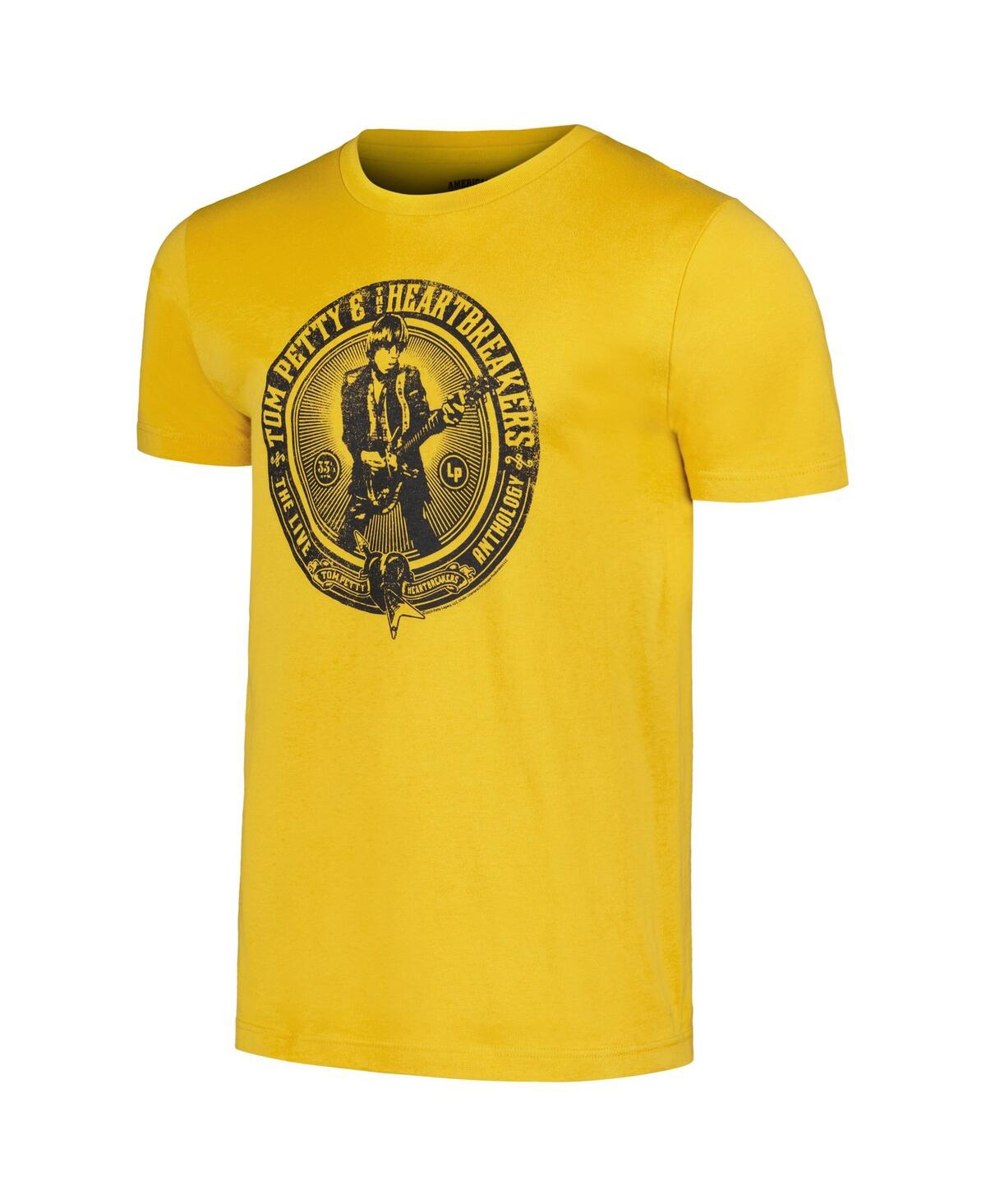 American Classics Men's and Women'sTom Petty Circle Graphic T-Shirt - Gold