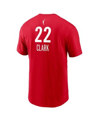 Men's and Women's Caitlin Clark Red Indiana Fever 2024 WNBA Draft Rebel Edition Player Name Number T-Shirt