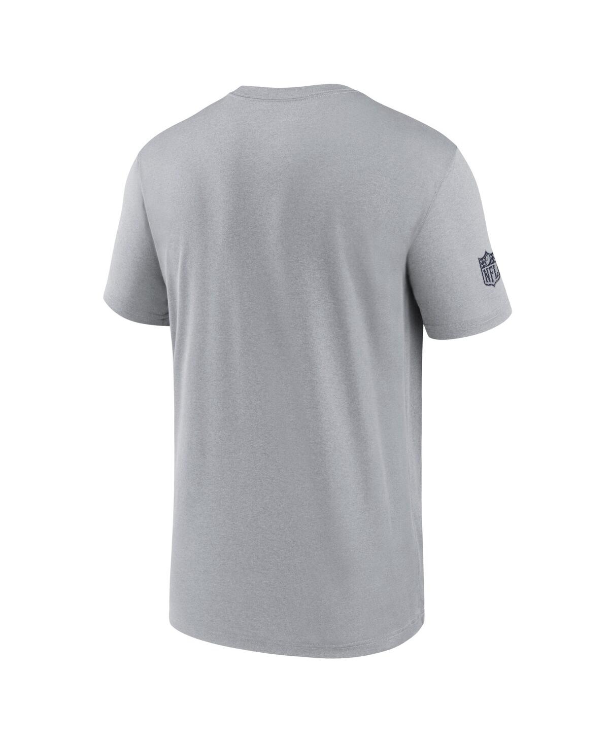 Nike Men's Silver Dallas Cowboys Sideline Legend Performance T-Shirt