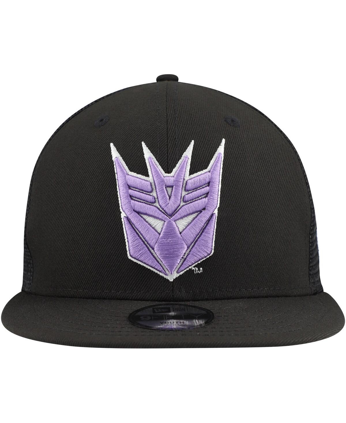 New Era Big Boys and GirlsTransformers 9FIFTY Trucker Snapback Hat - Black