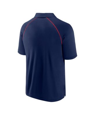 Men's Navy Minnesota Twins Strong Alone Raglan Polo
