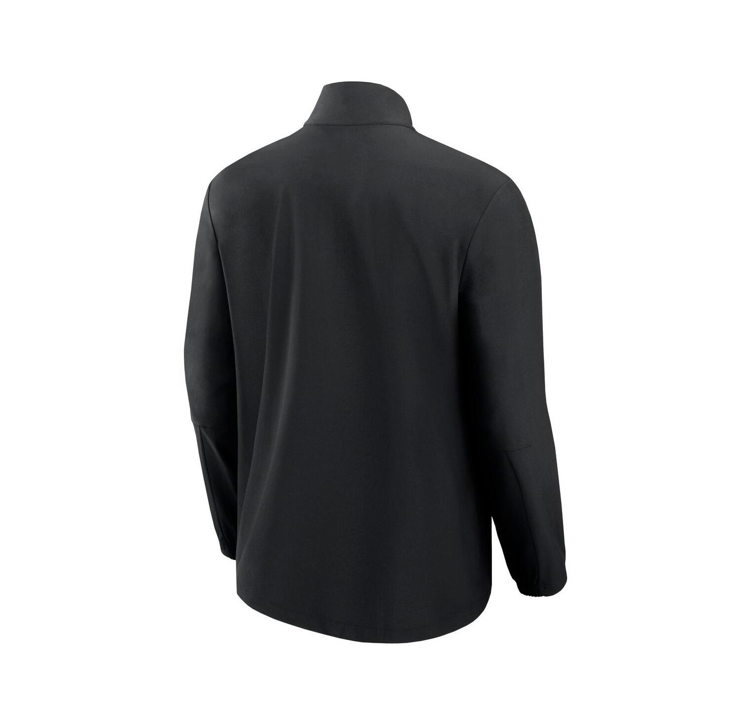 Men's Black Cincinnati Bengals Front Office Woven Quarter-Zip Jacket