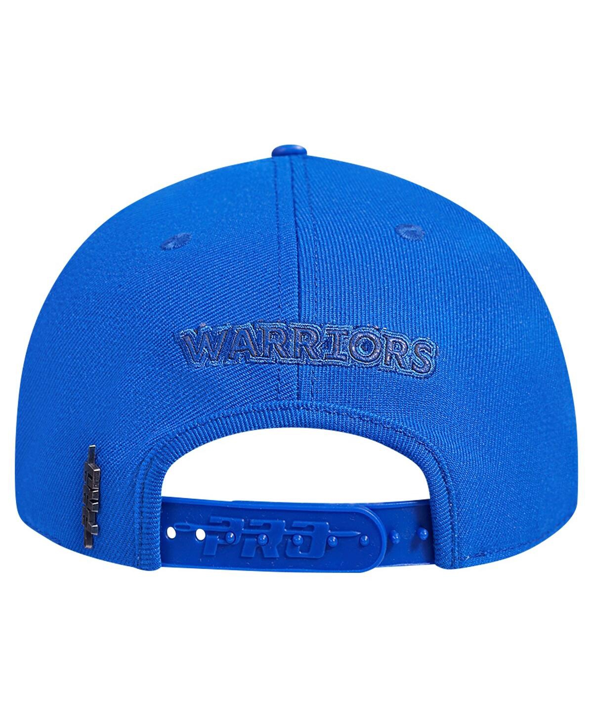 Shop Pro Standard Men's Royal Golden State Warriors Triple Tonal Snapback Hat