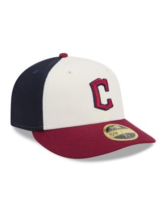 Men's White/Red Cleveland Guardians 2024 City Connect Low Profile 59FIFTY Fitted Hat