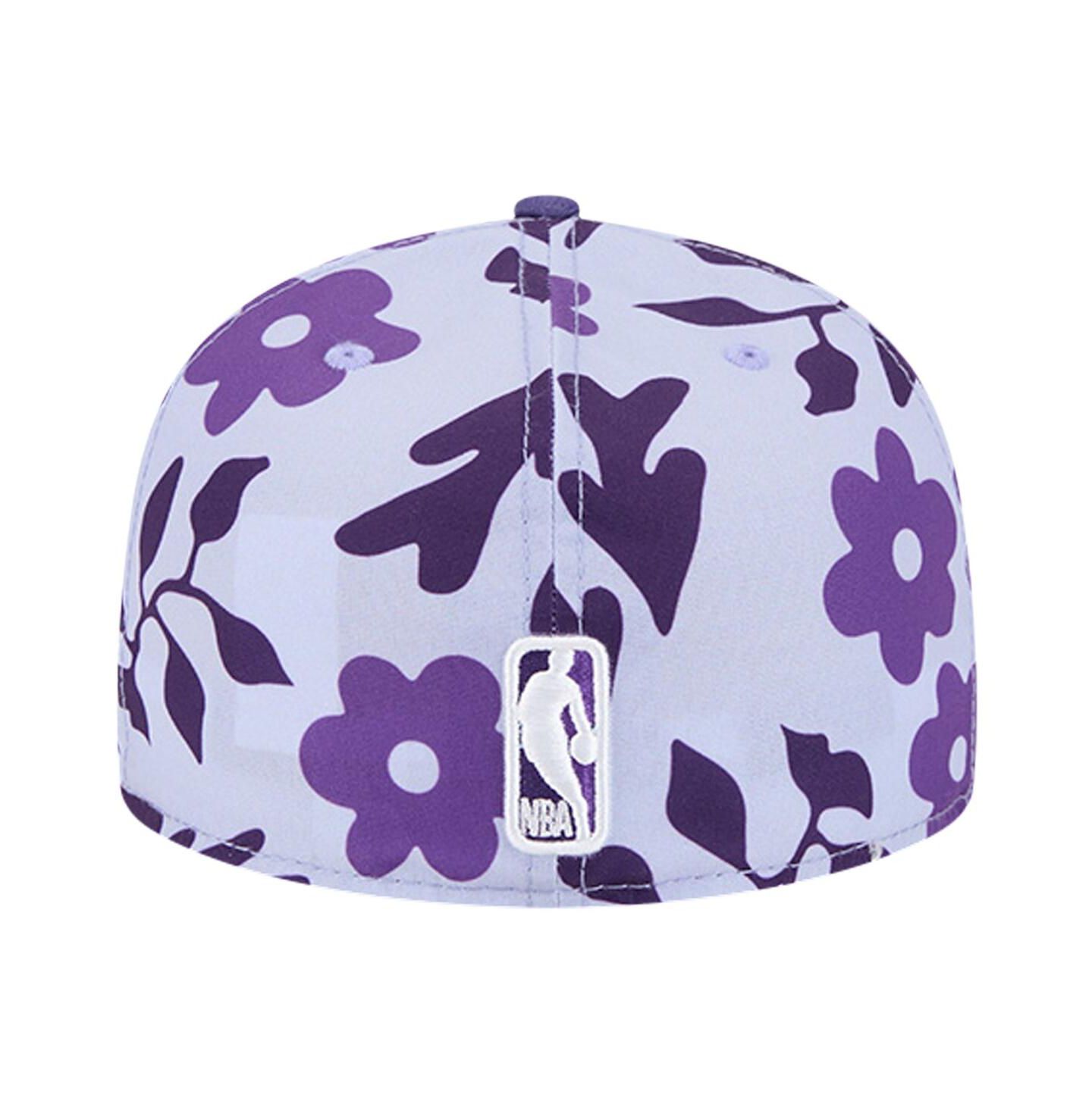Мужская кепка New Era Purple Phoenix Suns Palm Fronds 2-Tone 59FIFTY Fitted Hat — фото 4