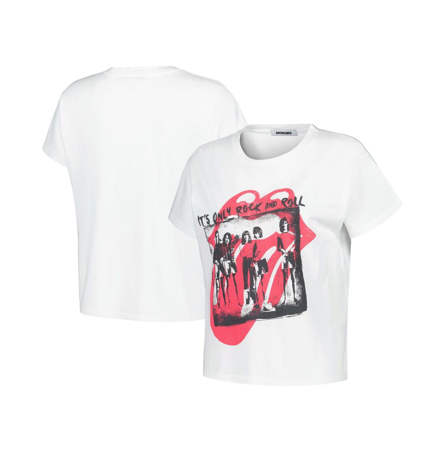 Женская футболка Daydreamer White Rolling Stones Solo Graphic — фото 1