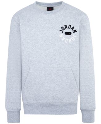 Jordan - Big Boys PE Heather Fleece Crewneck Sweatshirt