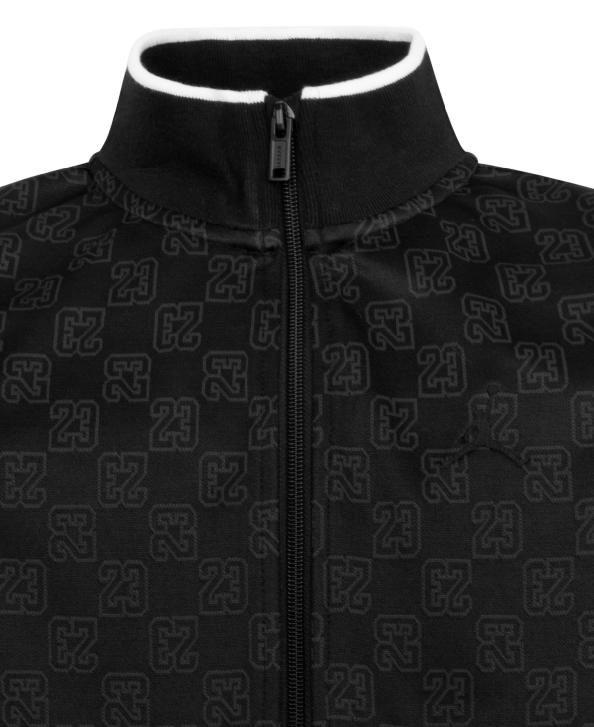 Jordan Big Boys Jacquard Monogram-Print Track Jacket - 023Black