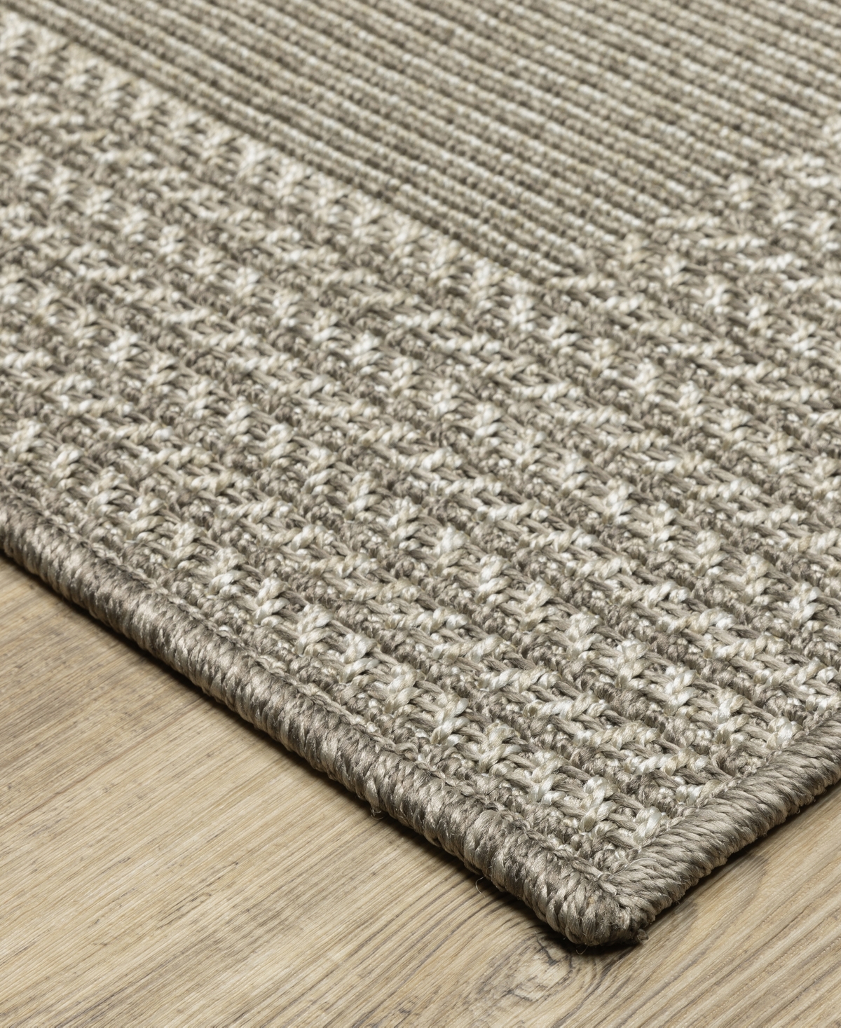 Oriental Weavers Caicos Ca05a 1'10x7'6 Runner Area Rug In Charcoal