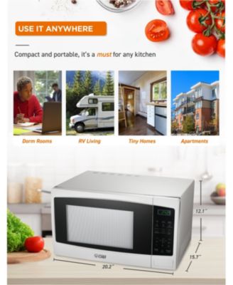 1.1 Cu. Ft. 1000W Countertop Microwave Oven