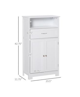 23.5" W Drawer and Shelf Bathroom Storage Cabinet