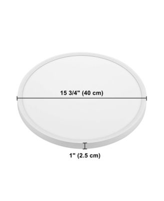 16" Flush Mount Ceiling Light 32W LED 3 Color Kitchen Lamp Home Fixture 2 Pack