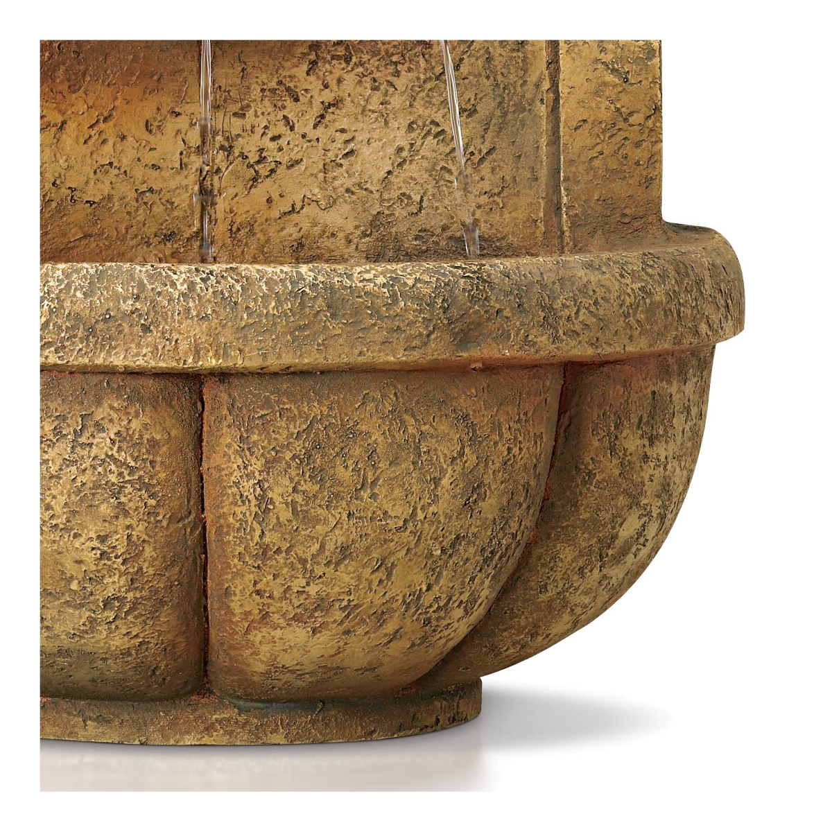 Lion Head Roman Outdoor Wall Water Fountain 29 1/2