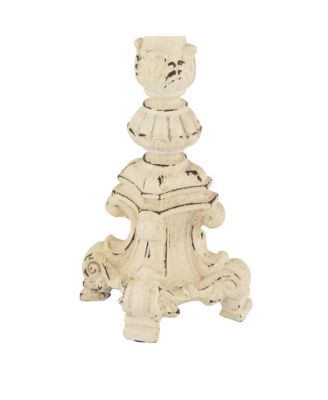 Country Cottage Accent Table Lamp 18 1/4" High French Beige Alabaster Glass Uplight Shade for Living Room Bedroom