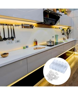 DELight 10 Sets 2 Wire Splice Connector with Pins for 7x14mm LED Neon Rope Light