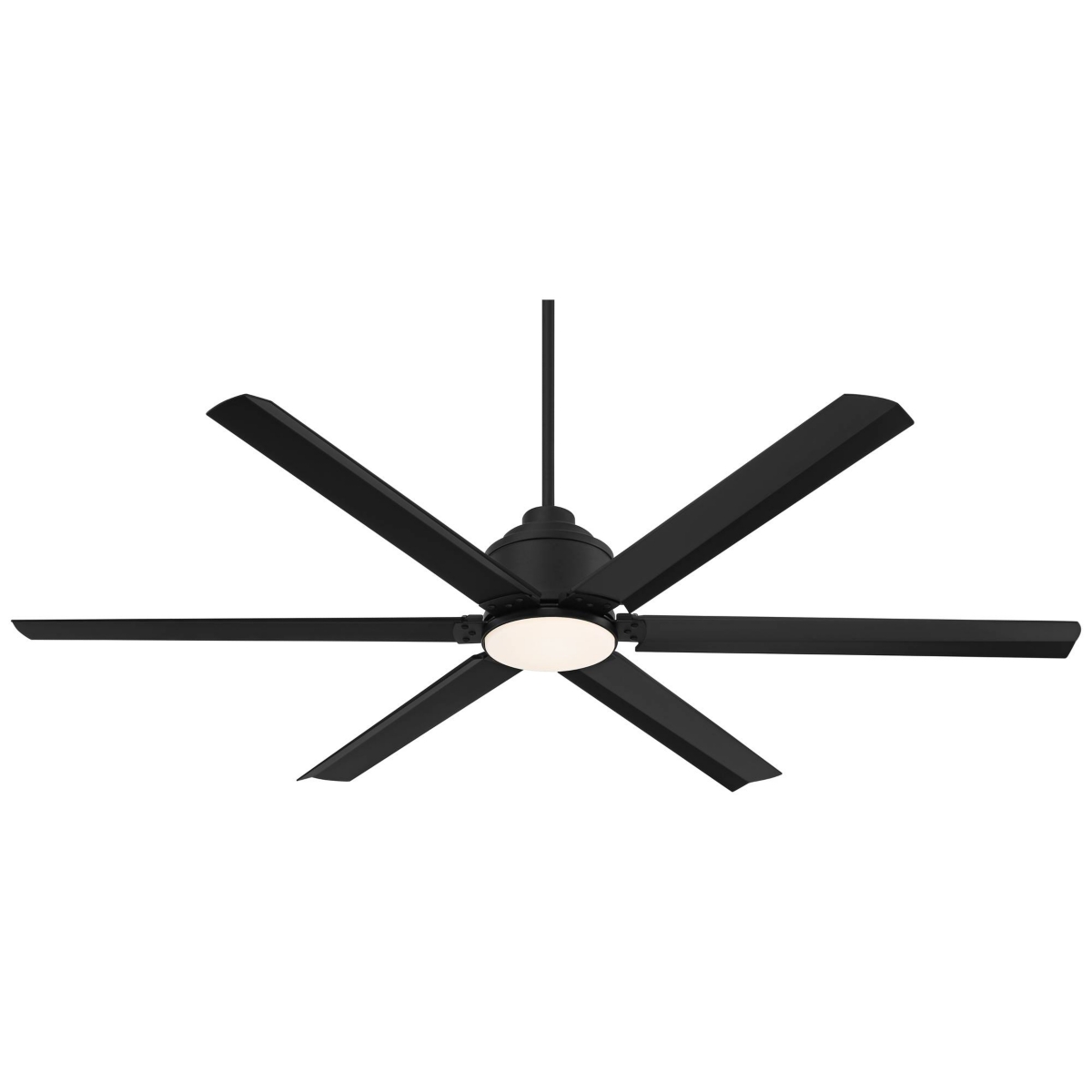 65" Casa Vieja Modern Industrial Outdoor Ceiling Fan with Dimmable Led Light Remote Control Matte Black Wet for Patio Exterior