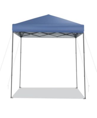 6.6 x 6.6 Feet Outdoor Pop-up Canopy Tent with UPF 50+ Sun Protection