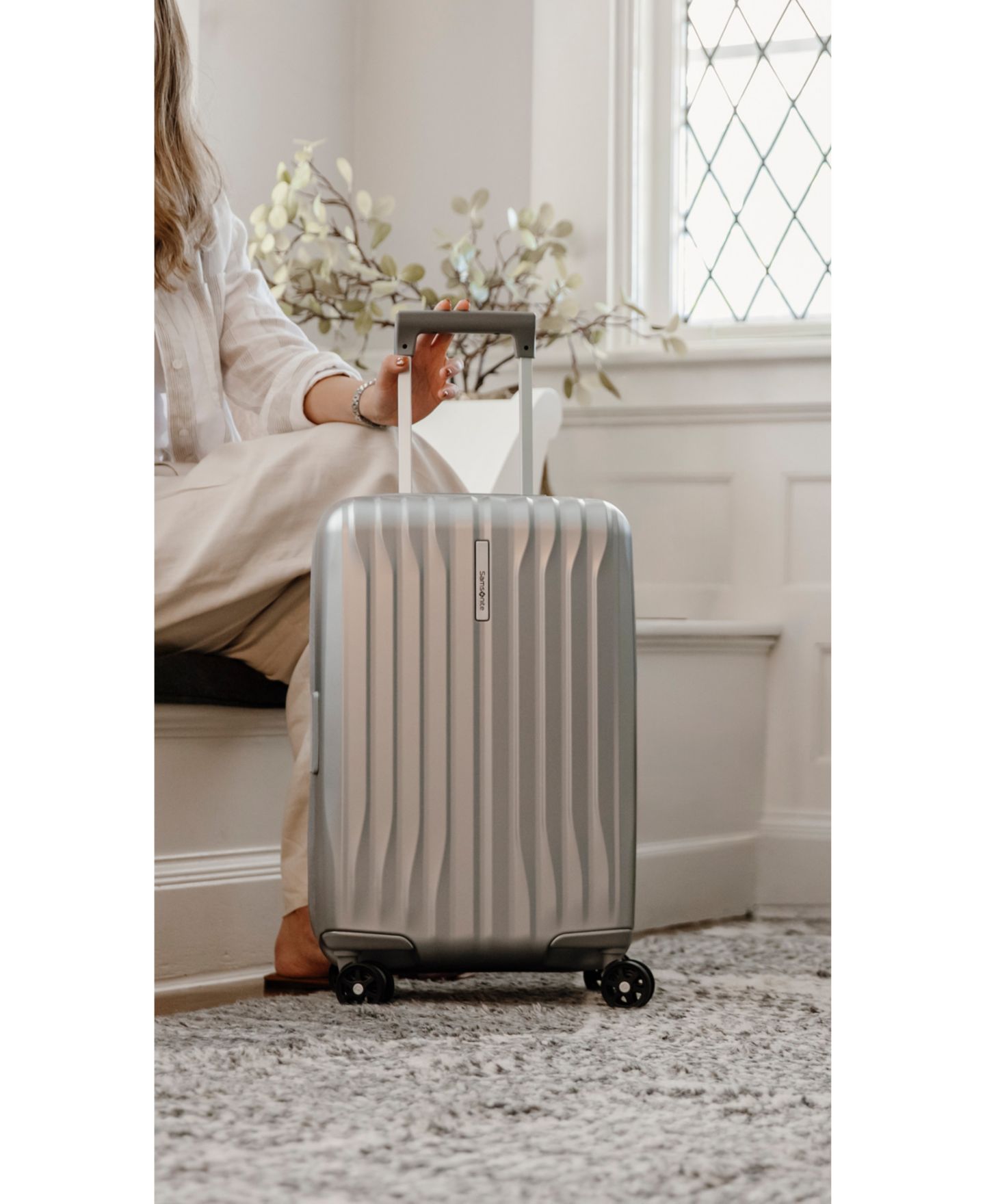 Чемодан Samsonite Uplift Hardside Large Check-In Spinner, цвет: Синий — фото 10