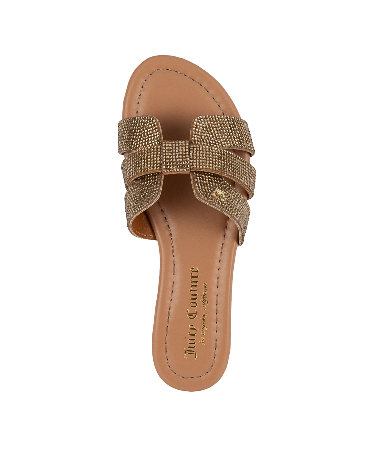 Juicy Couture Women's Zimie Slip-On Flat Sandals -Bronze