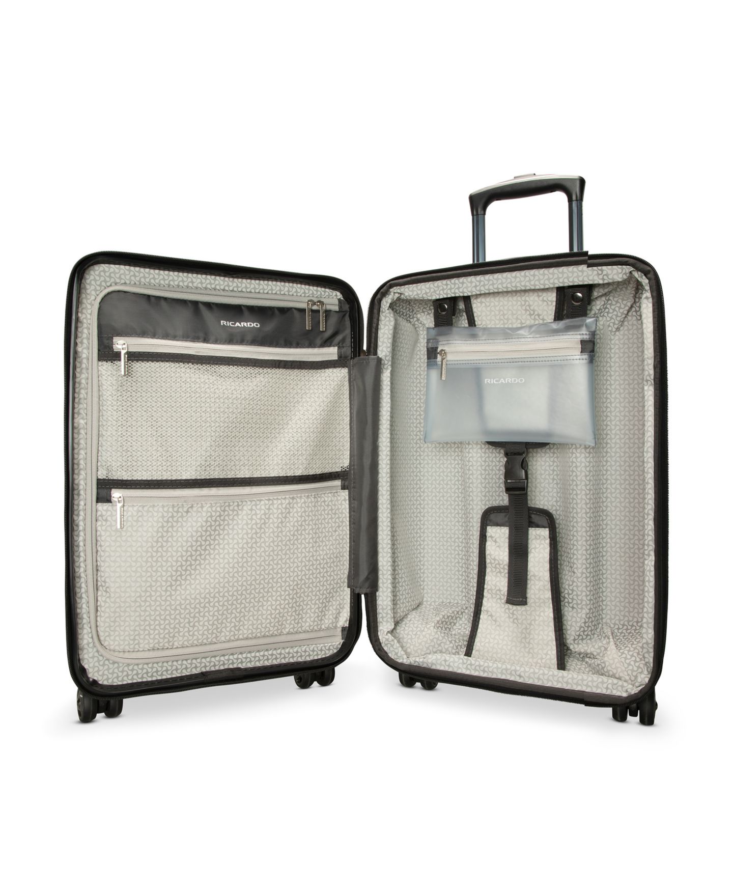 Чемодан Ricardo Orinda Hardside Carry-on Spinner, цвет: Синий — фото 5