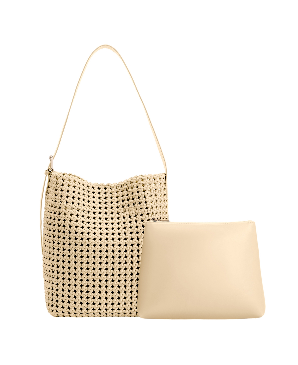 Shop Melie Bianco Women's Celine Magnetic Snap Handbag In Gray