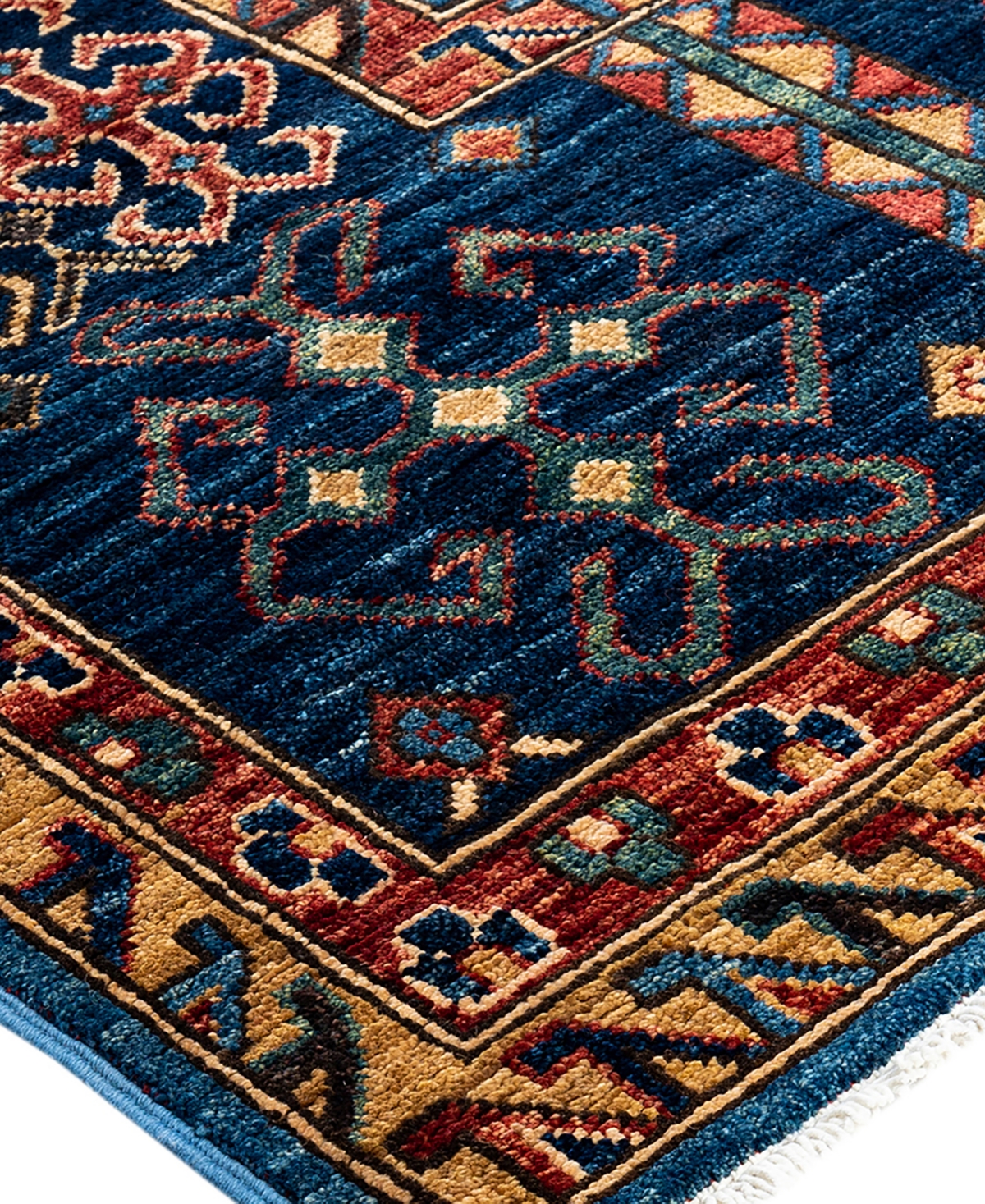 Adorn Hand Woven Rugs Serapi 9'1"x12'3" Area Rug In Light Blue