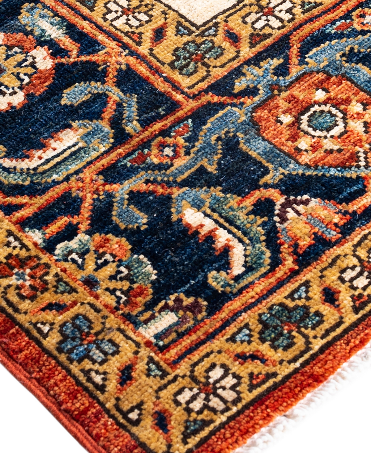 Shop Adorn Hand Woven Rugs Serapi 5'9"x8'8" Area Rug In Red