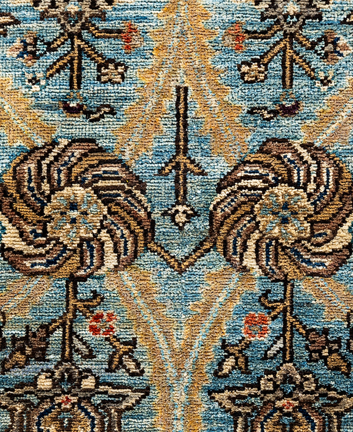 Adorn Hand Woven Rugs Serapi 6'2"x8'3" Area Rug In Light Blue