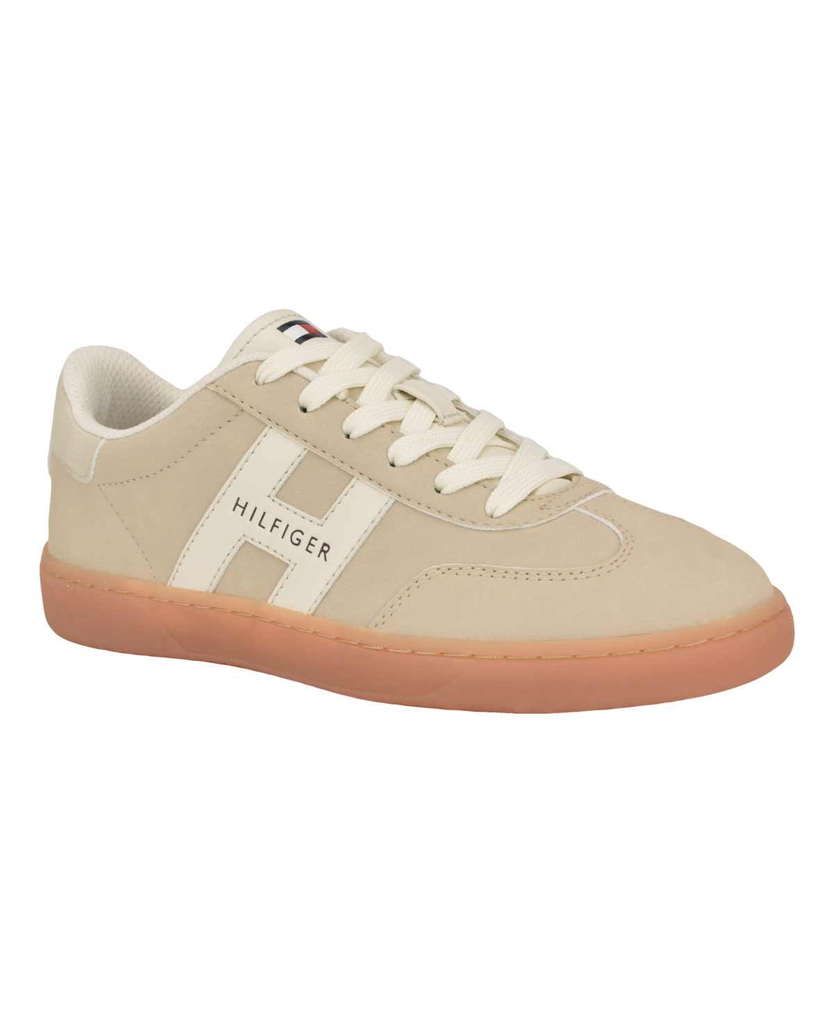 Tommy Hilfiger Women's Maisie Low Profile Lace-up Sneakers In Medium Natural